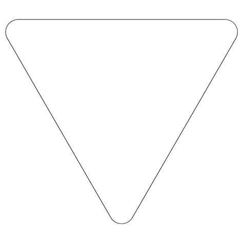 Image result for Plain Ornage Triangle Sign