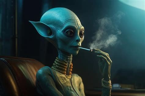 Image result for Alien Smoking a Blunt