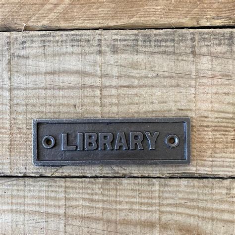 Image result for Library Door Sign