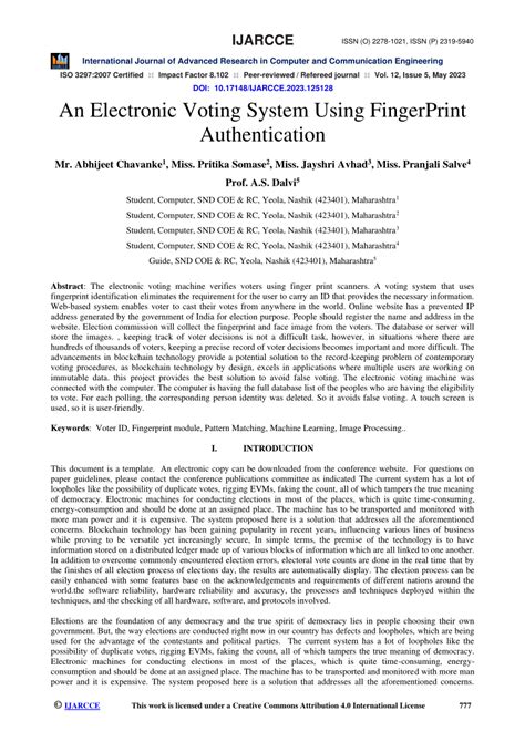 Toradh íomhá ar Fingerprint Voting System Project