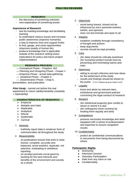 Image result for Practical Research 1 Reviewer Notes