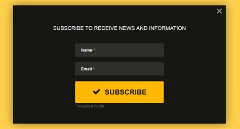 Toradh íomhá ar Pop Up Contact Form HTML