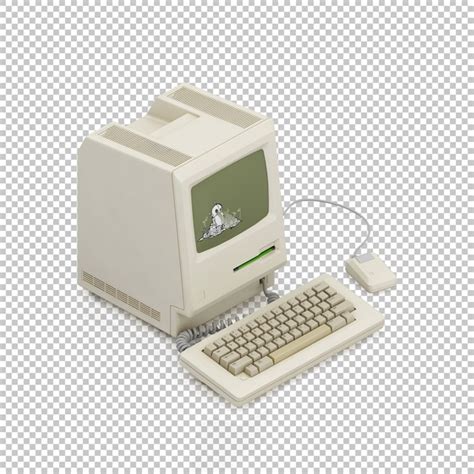 Image result for Isometric Old Computer