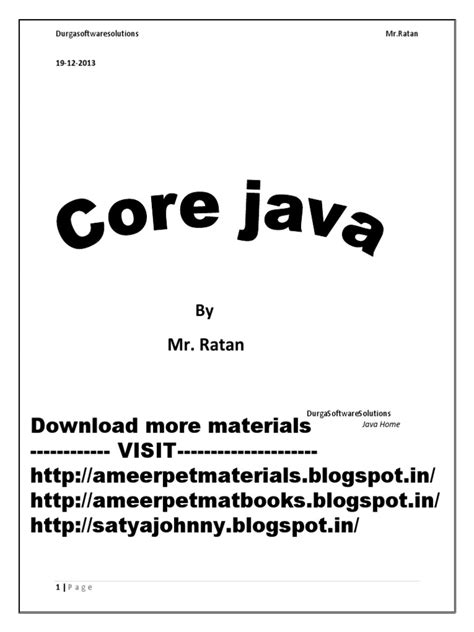 Image result for Core Java PDF Download