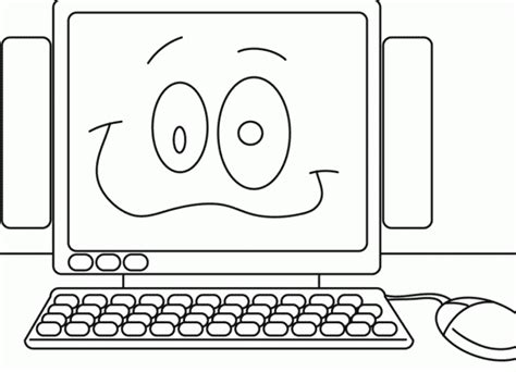 Image result for Apple Computer Coloring Page