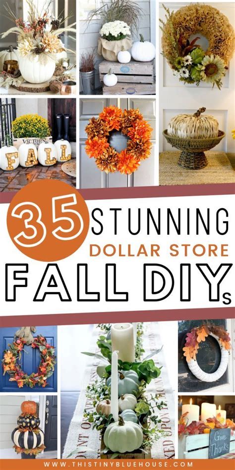 Image result for DIY Dollar Store Fall Decor
