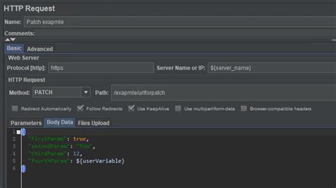 JMeter HTTP Request Parameters Using Paramaterized Controller に対する画像結果