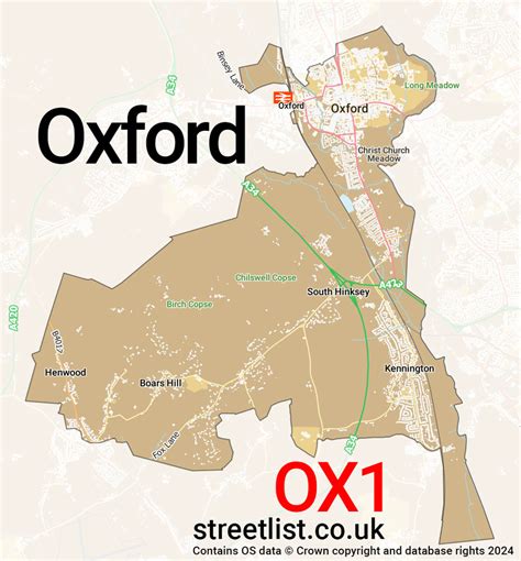 Image result for Ox Postcode Area