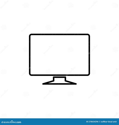 Toradh íomhá ar Computer Monitor Icon Vector