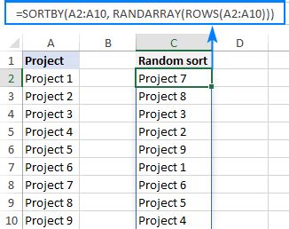 Image result for Sort Data Randomly Excel