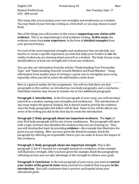 Essay Sample Format に対する画像結果