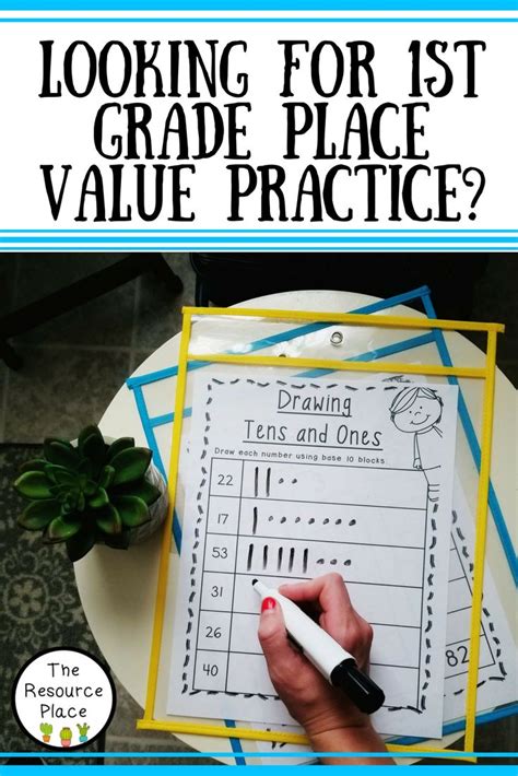 Afbeeldingsresultaten voor First Grade Place Value Packet
