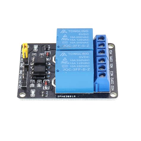 Image result for Innfeeltech 3Pcs DC 5V Relay Module 2 Channel Relay