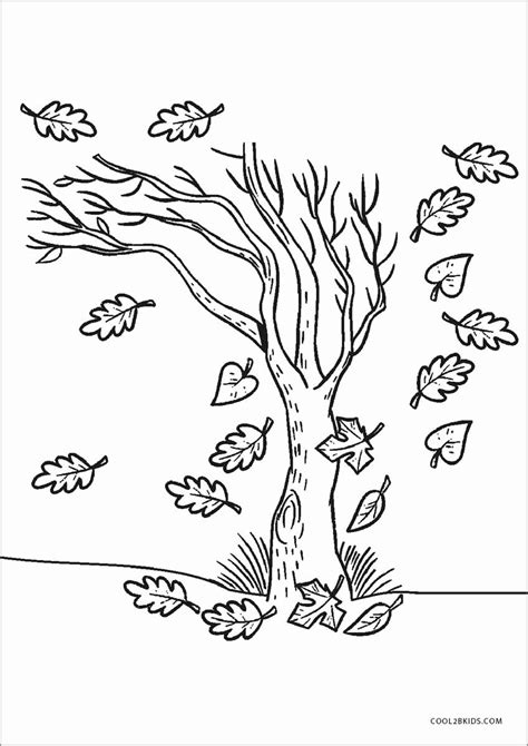 Toradh íomhá ar Free Printable Fall Tree Coloring Pages