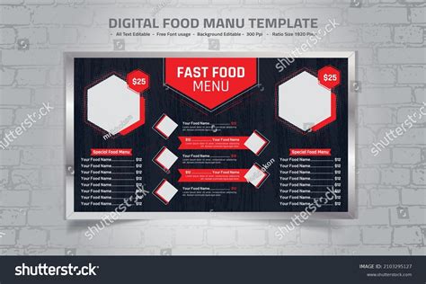 Image result for Digital Menu Template Bundle