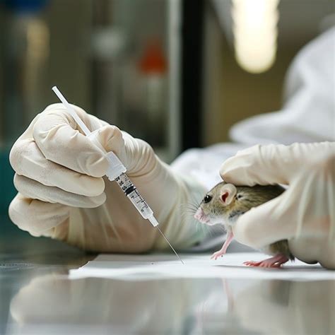 Image result for Vet Tech with Lab Mouse