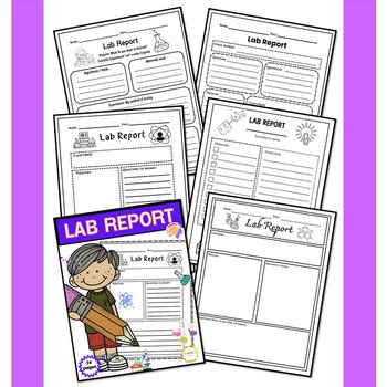Image result for Science Lab Report Template Printables