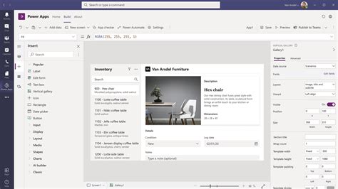 Toradh íomhá ar Power Web App
