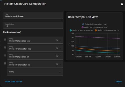 Toradh íomhá ar Home Assistant Mini Graph Card Grid