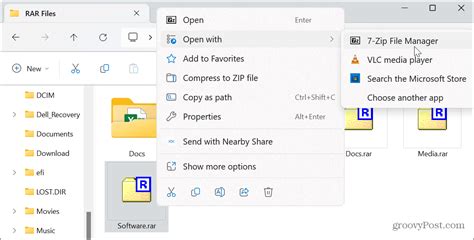 Image result for Open Rar File Win7