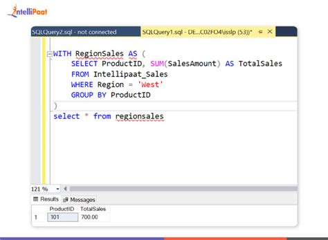 Join CTE SQL に対する画像結果