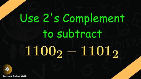 Image result for Subtraction Using 2s Complement