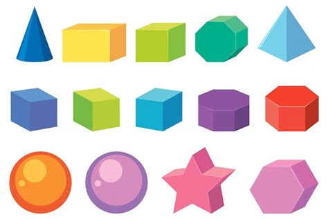 Premium Vector | Set of geometry shapes