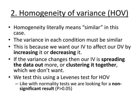 Image result for Homogeneity of Variance Example