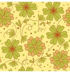 Seamless flower pattern Royalty Free Vector Image