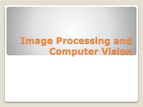 Image Processing and Computer Vision Banner に対する画像結果