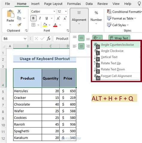 Image result for Excel Rotate Text