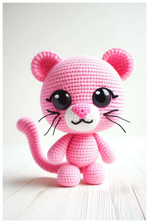 Patterns Free Crochet Pink Panther కోసం చిత్ర ఫలితం