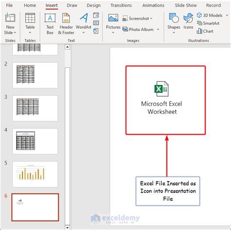 Image result for Embed an Excel File in PowerPoint