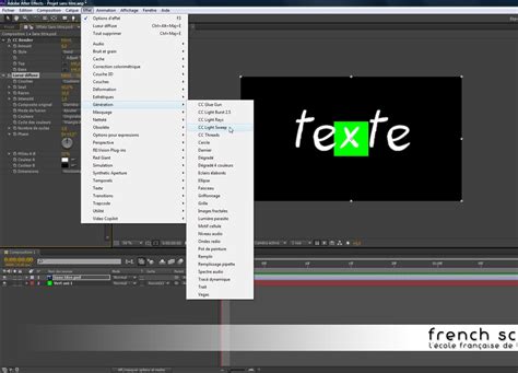 Image result for L'Interface De After Effects