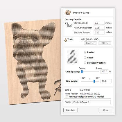 Image result for Bitmap to Vector VCarve