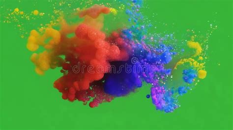 Image result for Multicolor Particles Green Screen Image