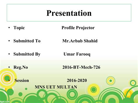 Image result for How to Use Profile Projector in English