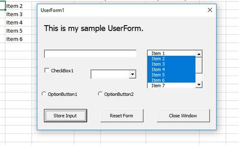 Image result for ListBox Showing Data in Different Worksheet
