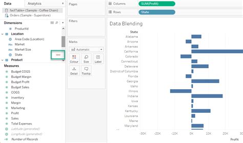 Toradh íomhá ar Blend Tableau Data Sources