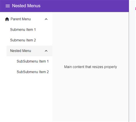 Image result for Angular Sub Menu
