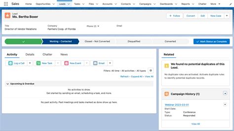 Image result for Lead Record Page Salesforce