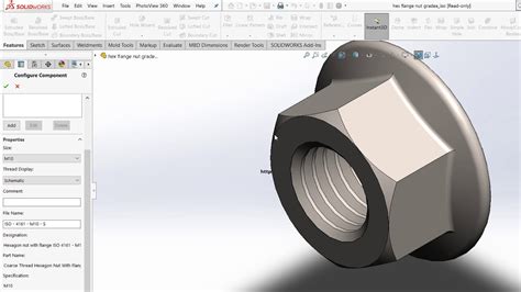 Toradh íomhá ar Tutorial SolidWorks 2020 Pattern