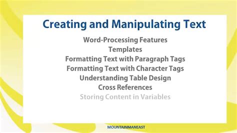 Introduction to FrameMaker માટે ઇમેજ પરિણામ