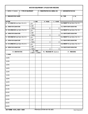 Machine Utilization Form に対する画像結果
