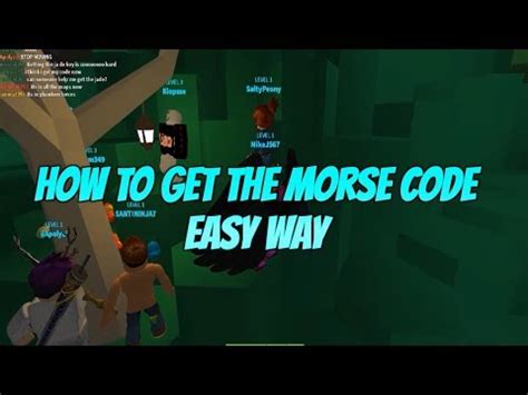 Image result for Isolator Roblox Morse Code