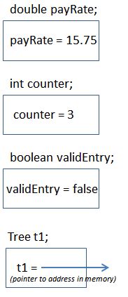 Toradh íomhá ar Non-Primitive Variable in Java