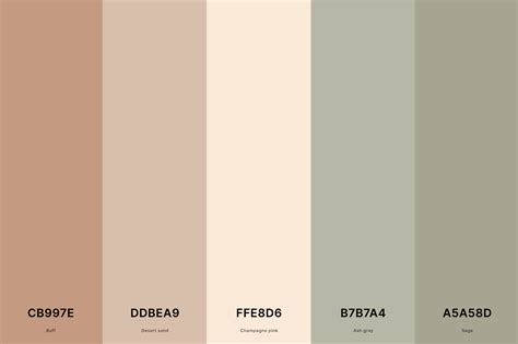 Toradh íomhá ar Neutral Fall Color Palette Hex Codes