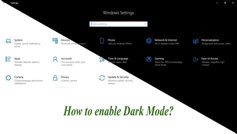 How to Enable Dark Mode in PC Windows 10 に対する画像結果