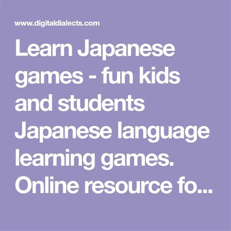 Toradh íomhá ar Japanese Language Learning Games