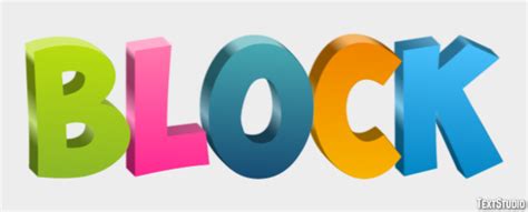 Model Block Text に対する画像結果